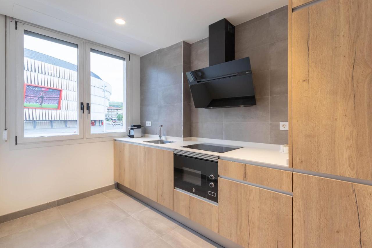 Apartamento Con Vistas Al Estadio San Mames Bilbao Exterior foto
